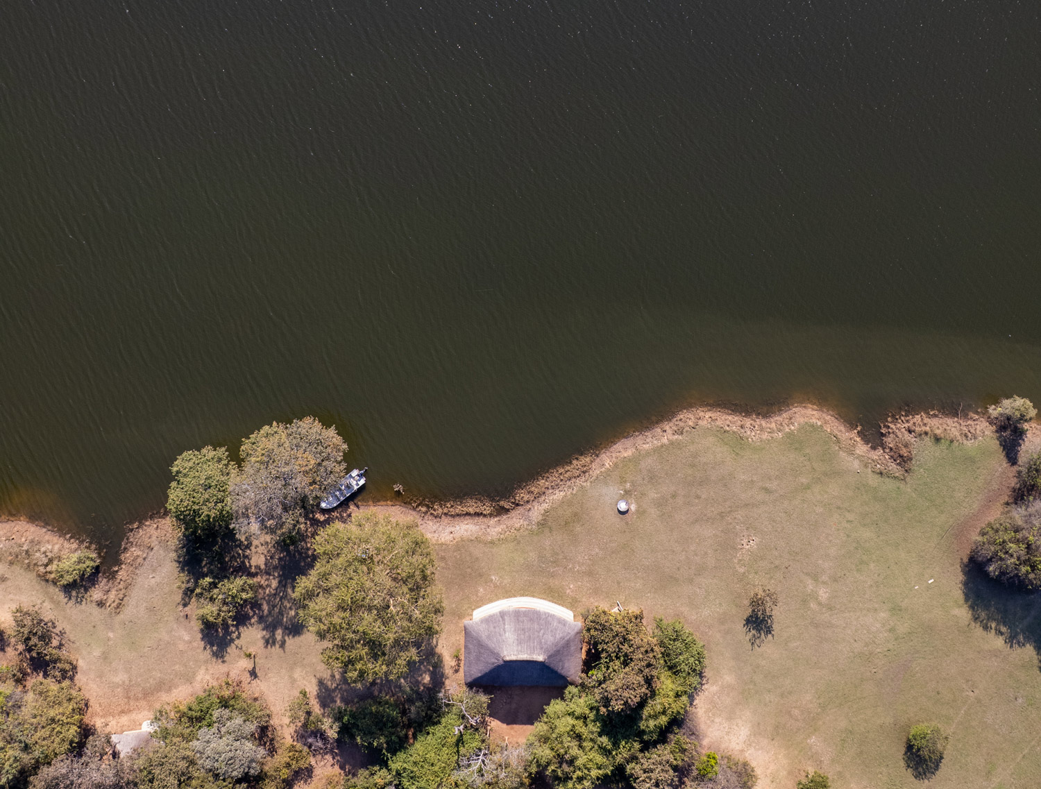 kafue-national-park-nanzhila-lake-aerial-view