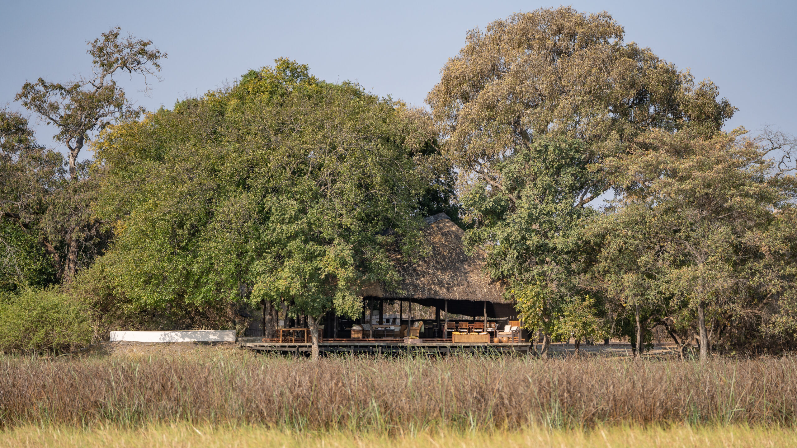 kafue national park nanzhila safari plains camp view